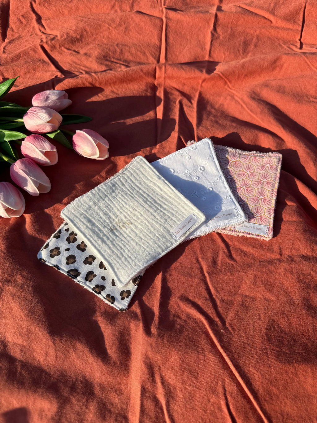 Coussinets d'allaitement Aux Tissus Fleuris