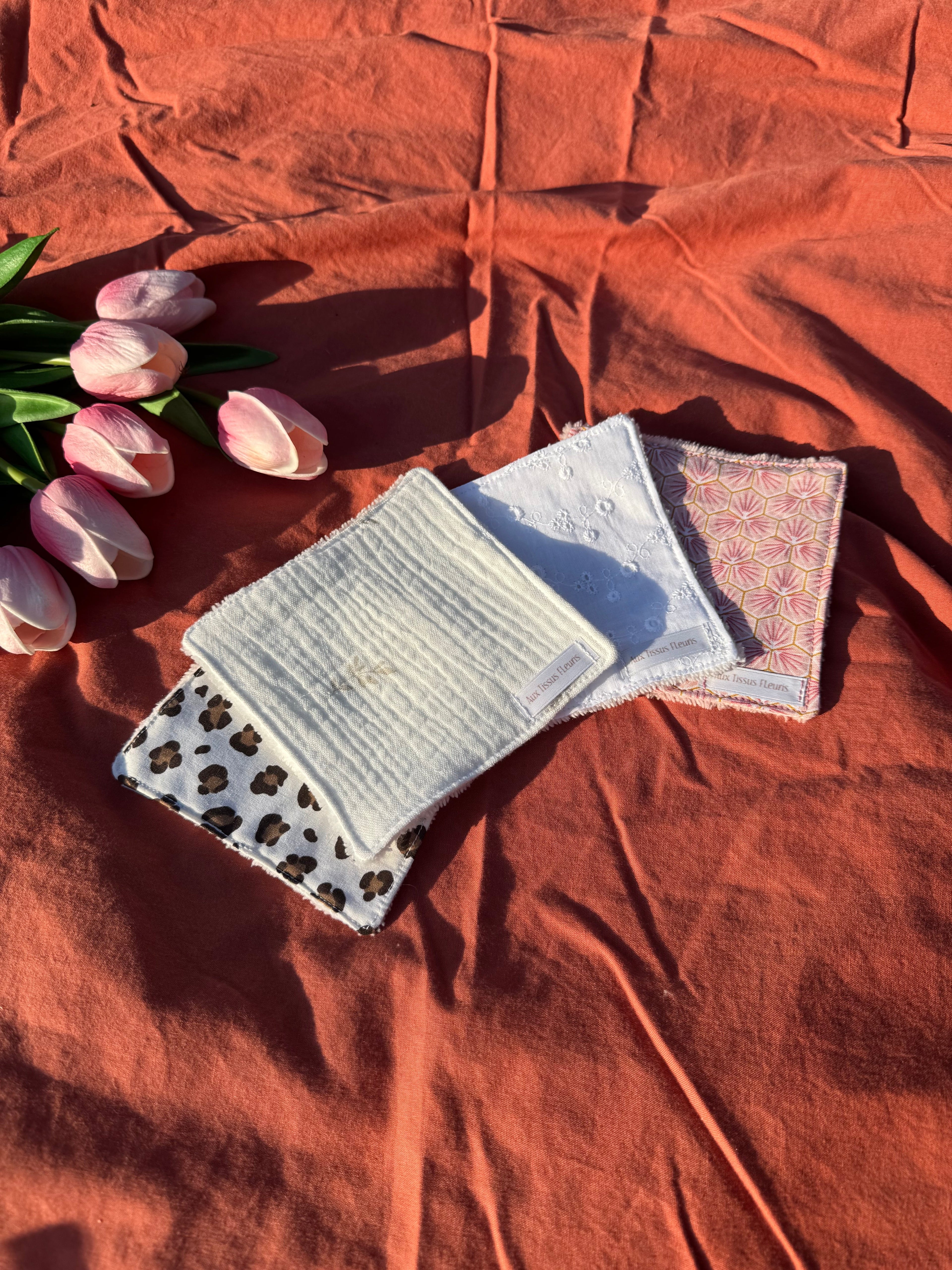 Coussinets d'allaitement Aux Tissus Fleuris