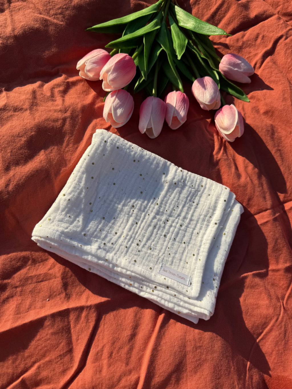 Lange - bébé Aux Tissus Fleuris