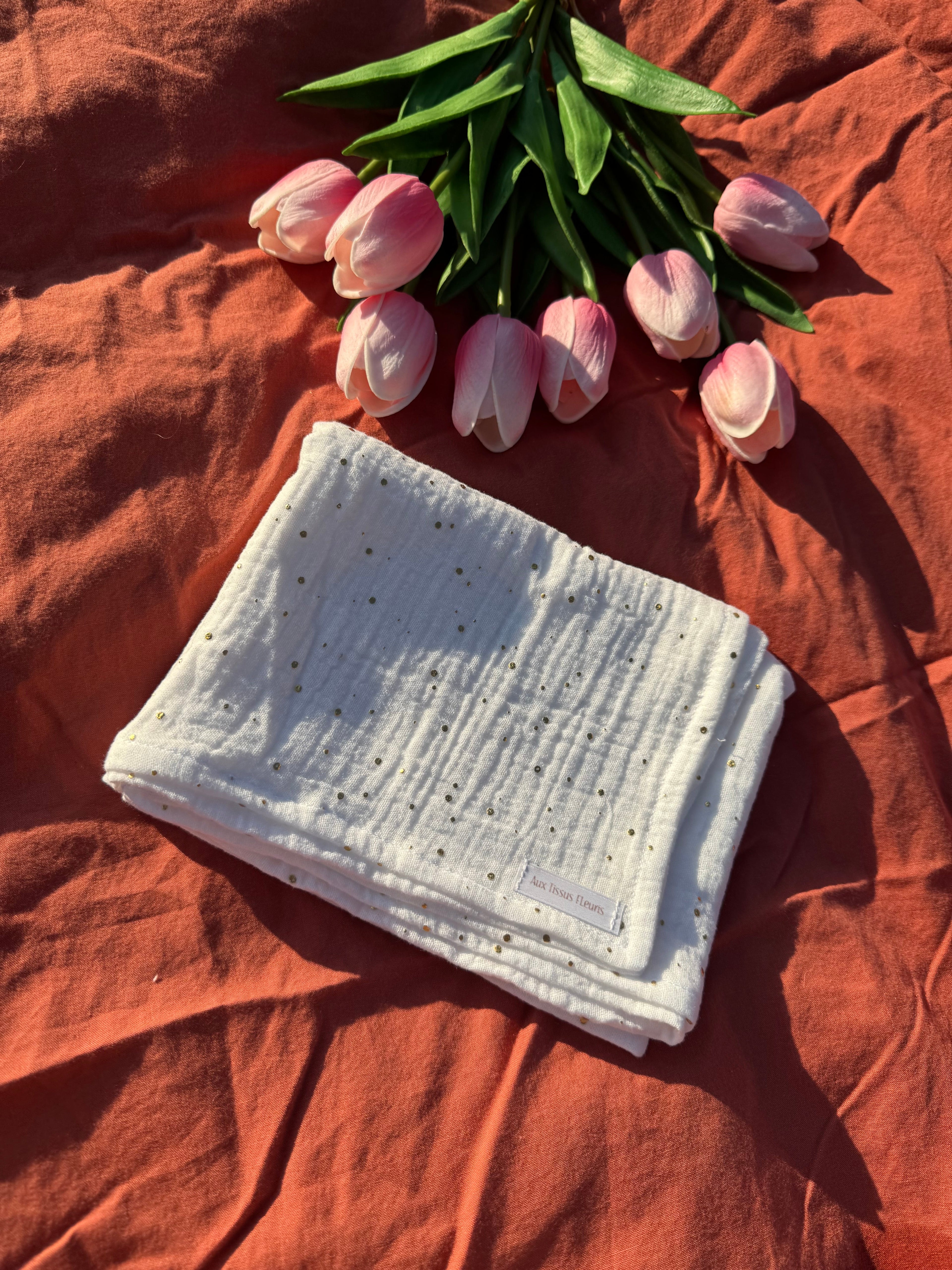 Lange - bébé Aux Tissus Fleuris