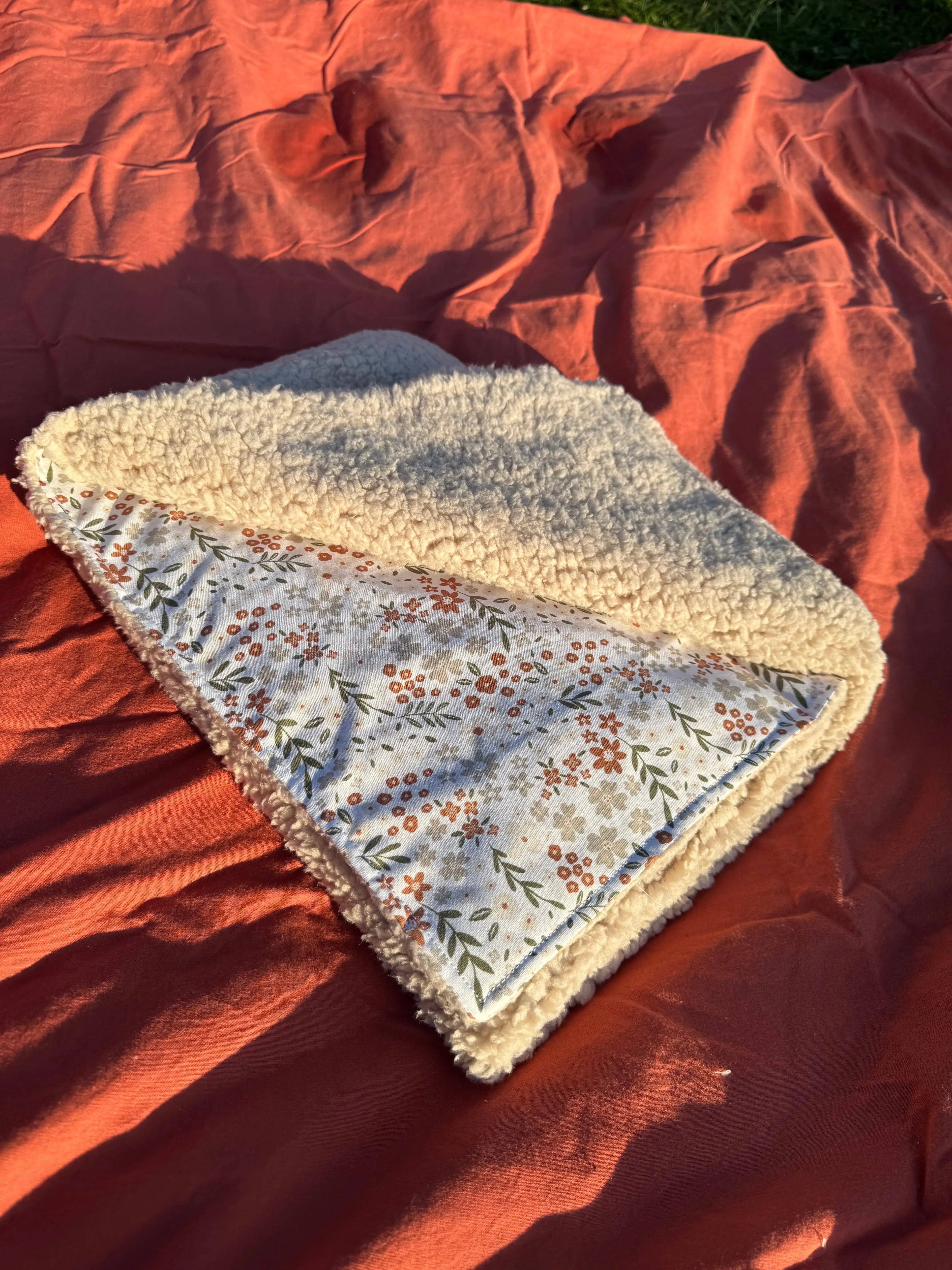 Couverture bébé Aux Tissus Fleuris