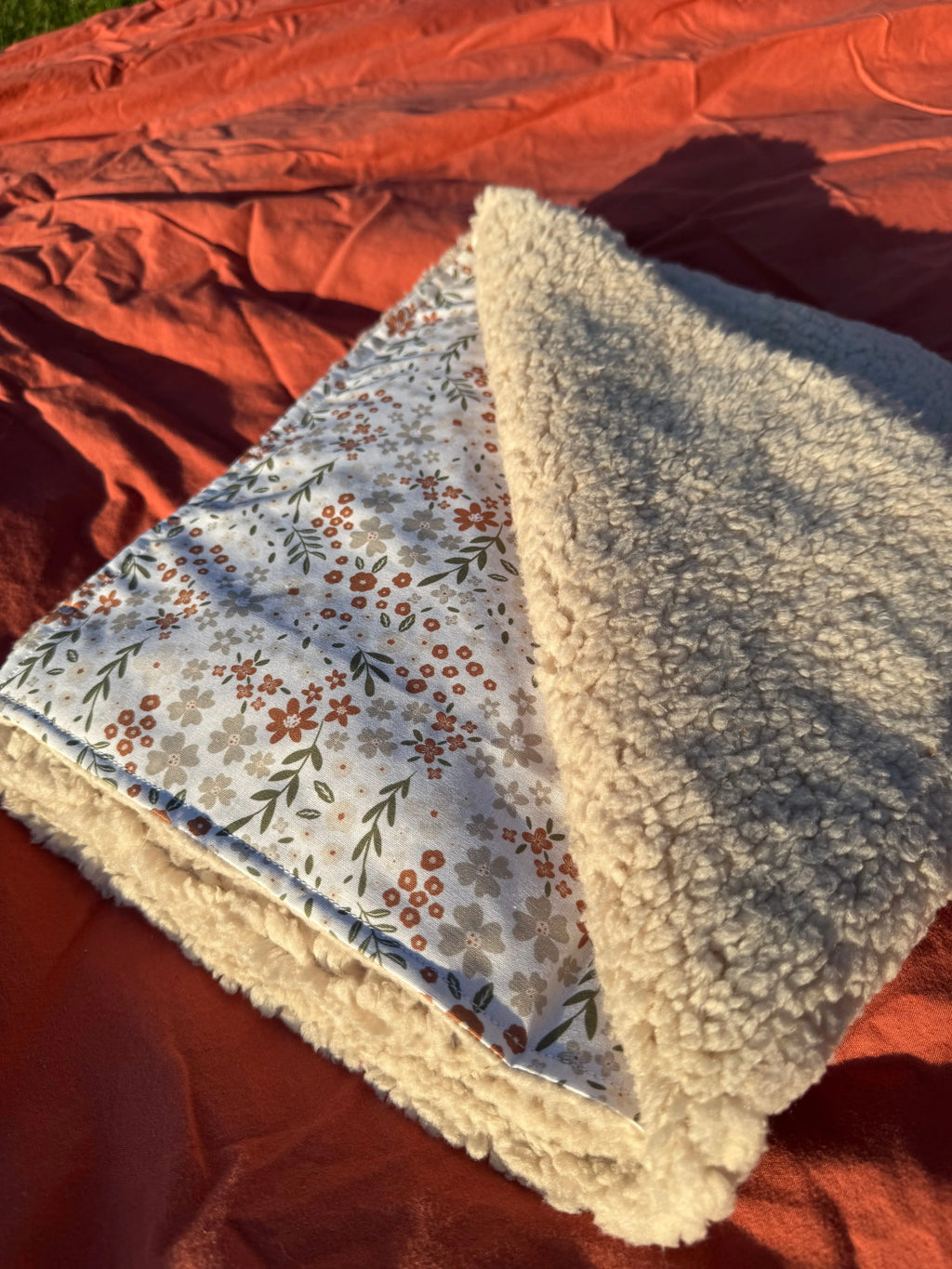 Couverture bébé Aux Tissus Fleuris
