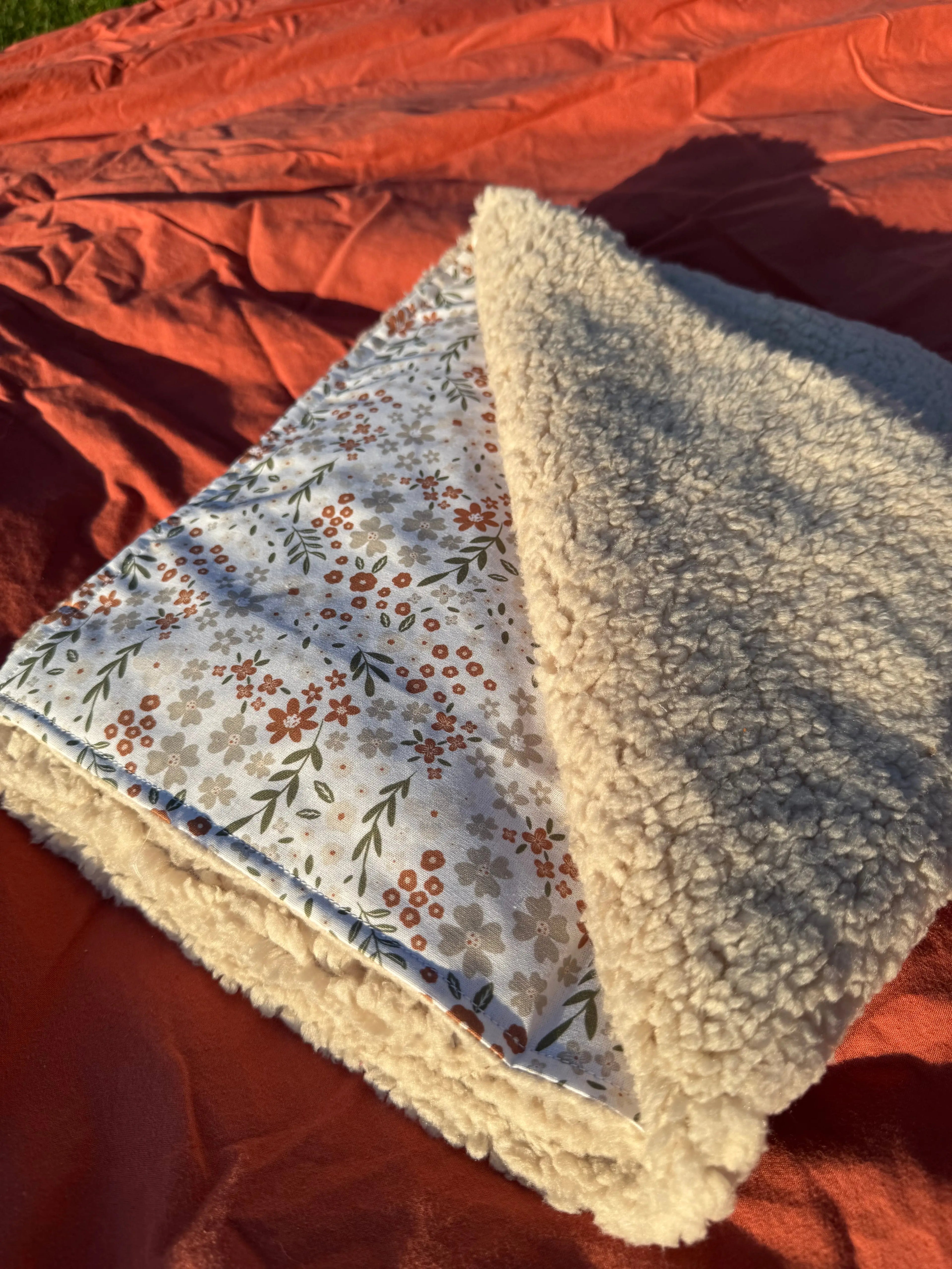 Couverture bébé Aux Tissus Fleuris