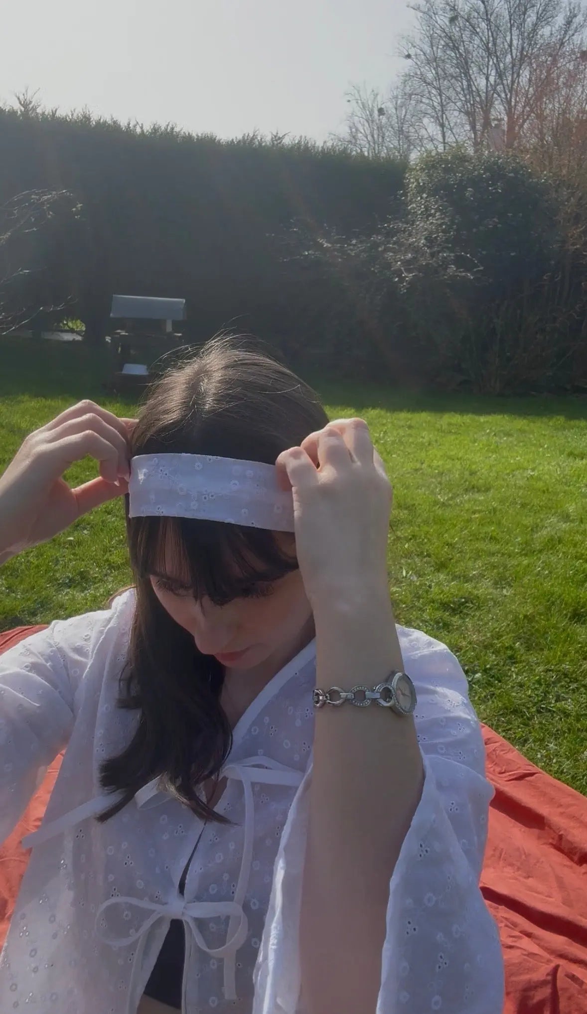 Bandeau pour cheveux Aux Tissus Fleuris