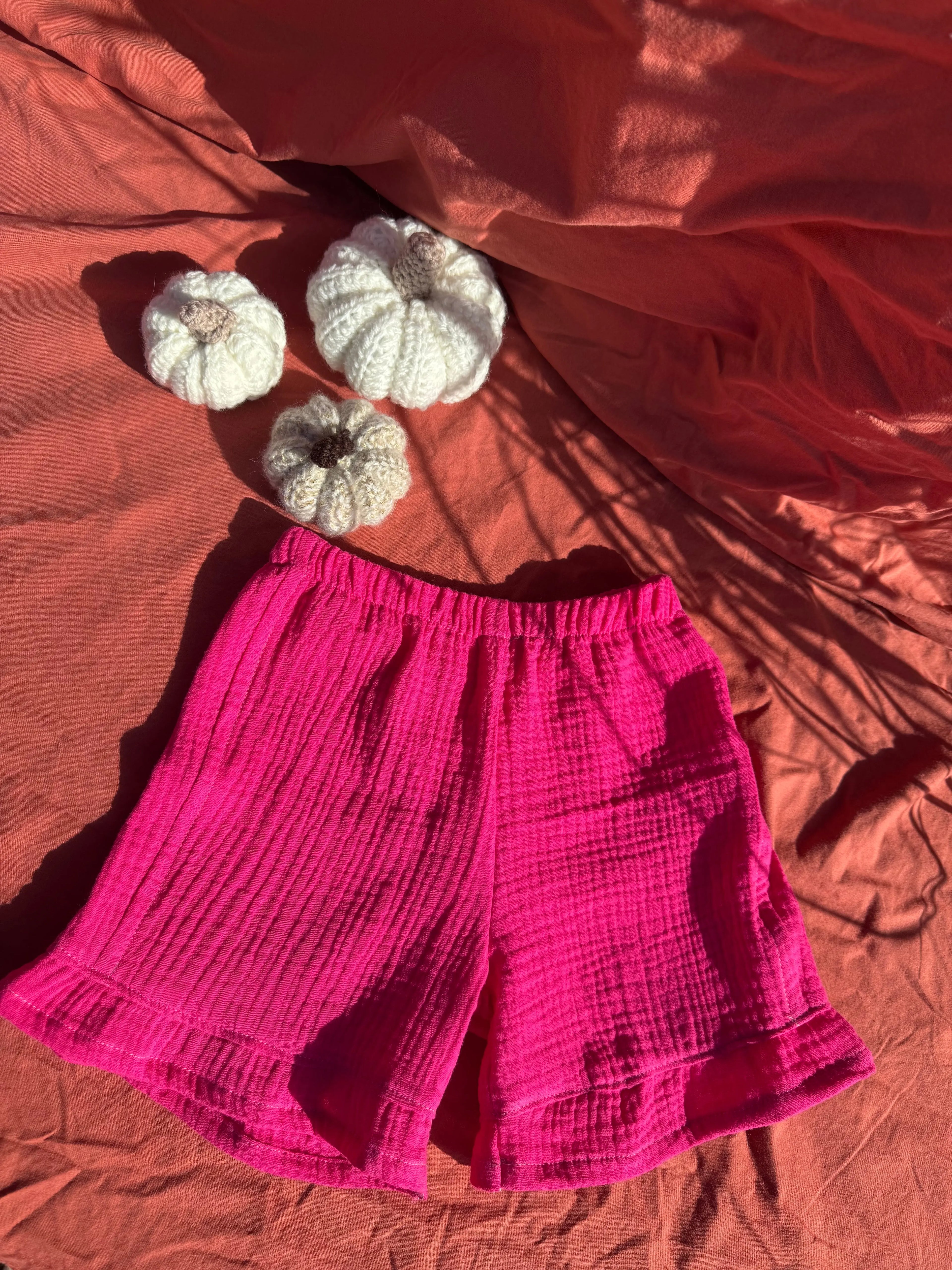 Short Léna - Enfant Aux Tissus Fleuris