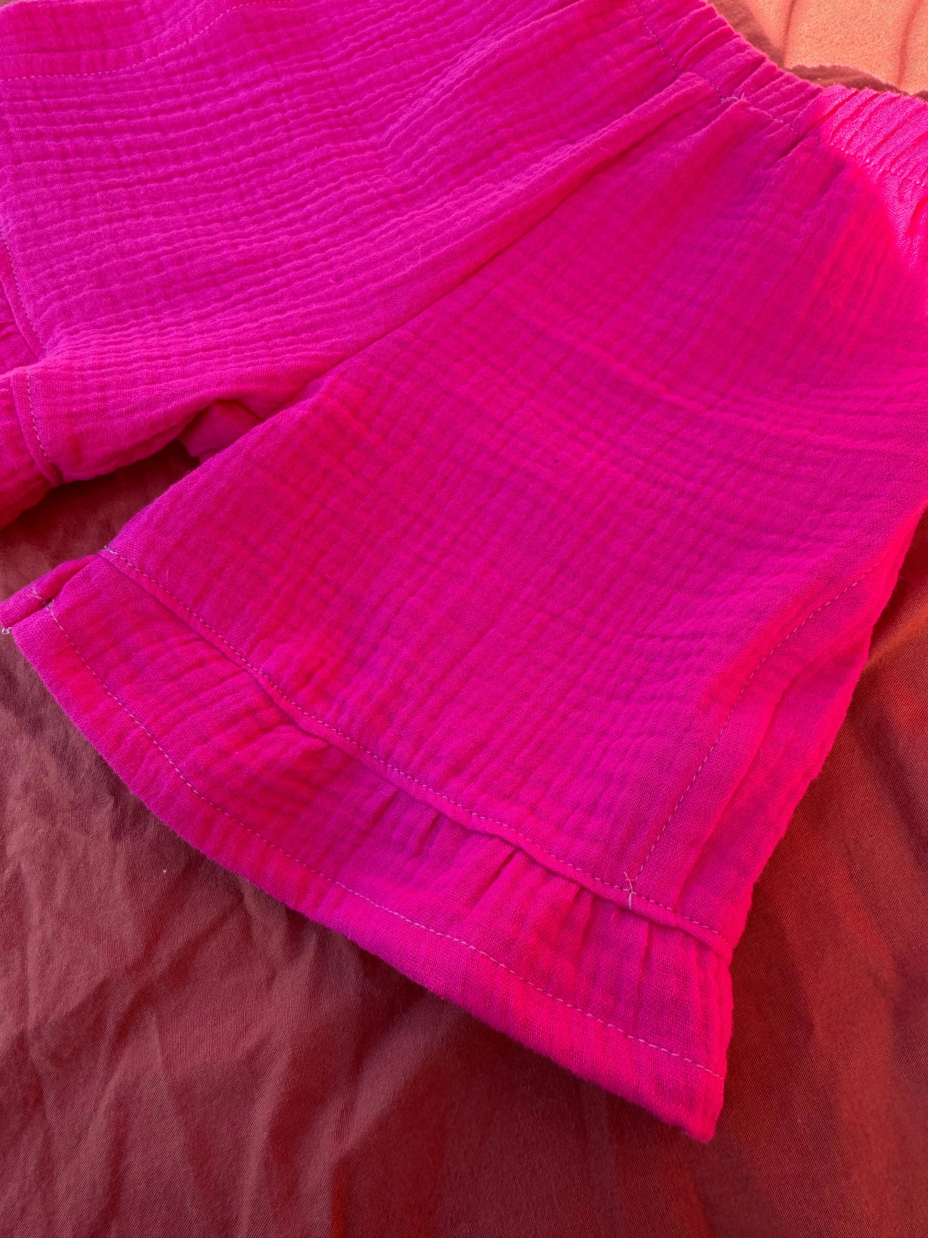 Short Léna - Enfant Aux Tissus Fleuris