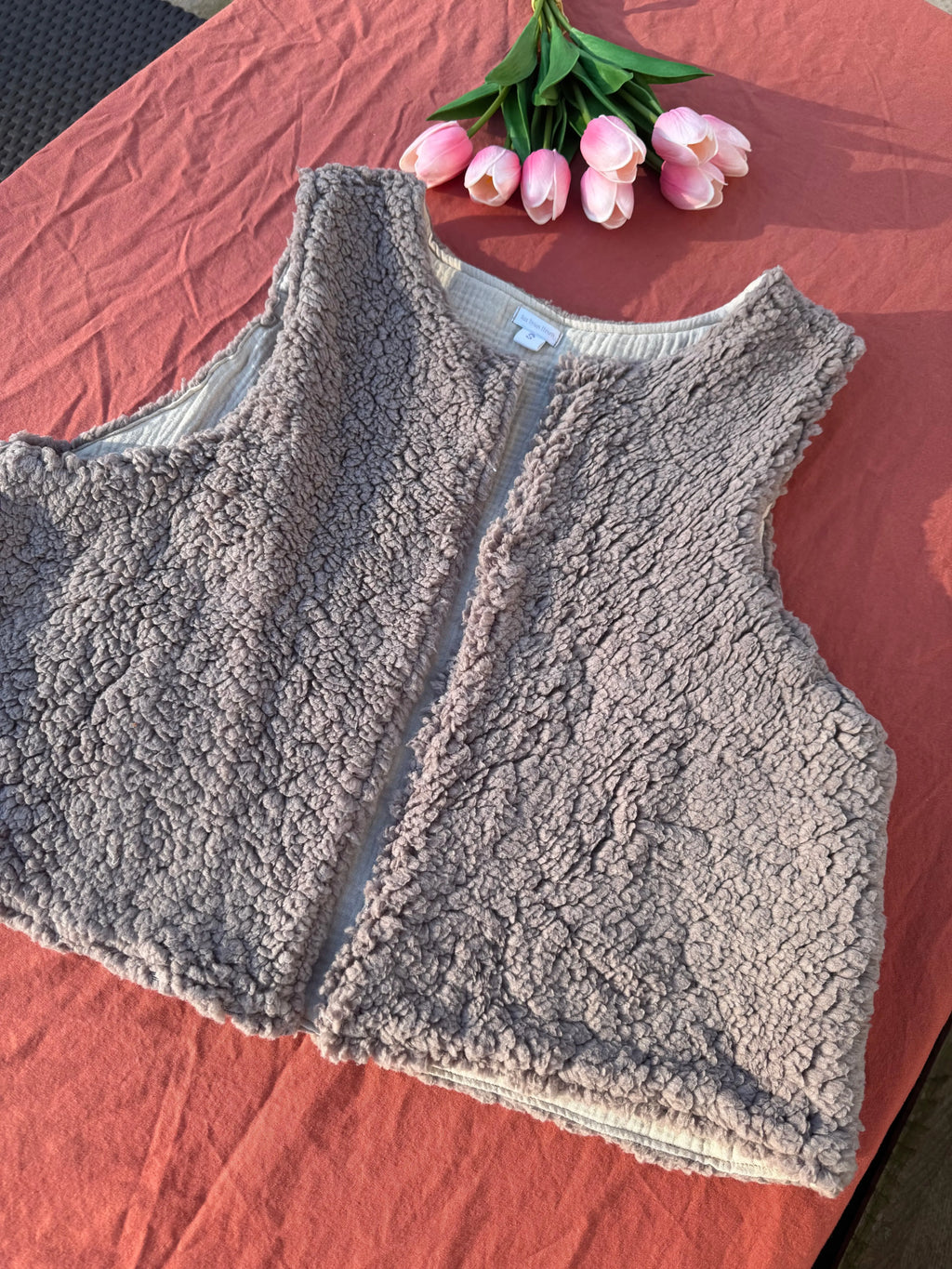 Gilet de berger - Femme Aux Tissus Fleuris