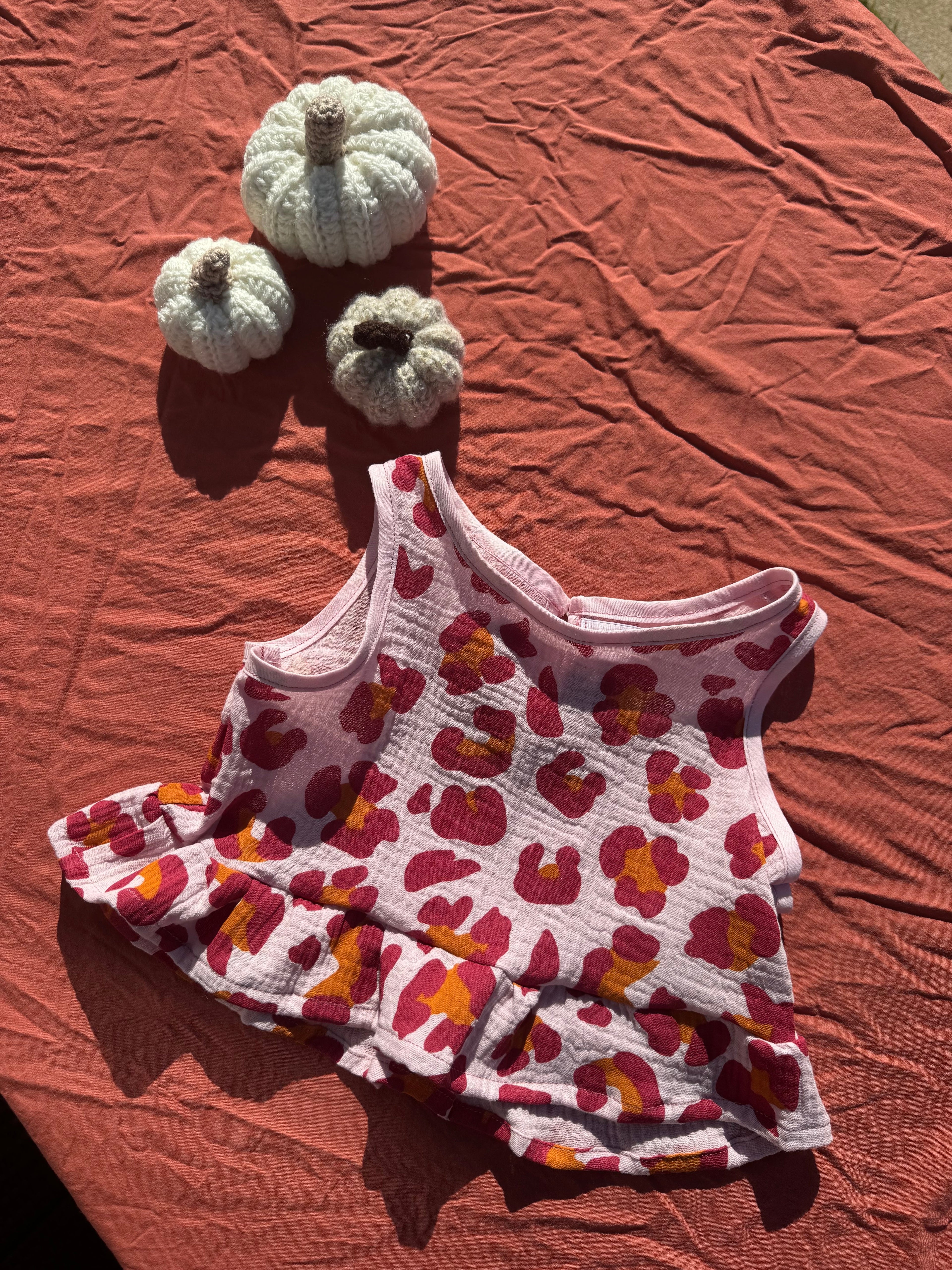 Top Virginie - enfant Aux Tissus Fleuris