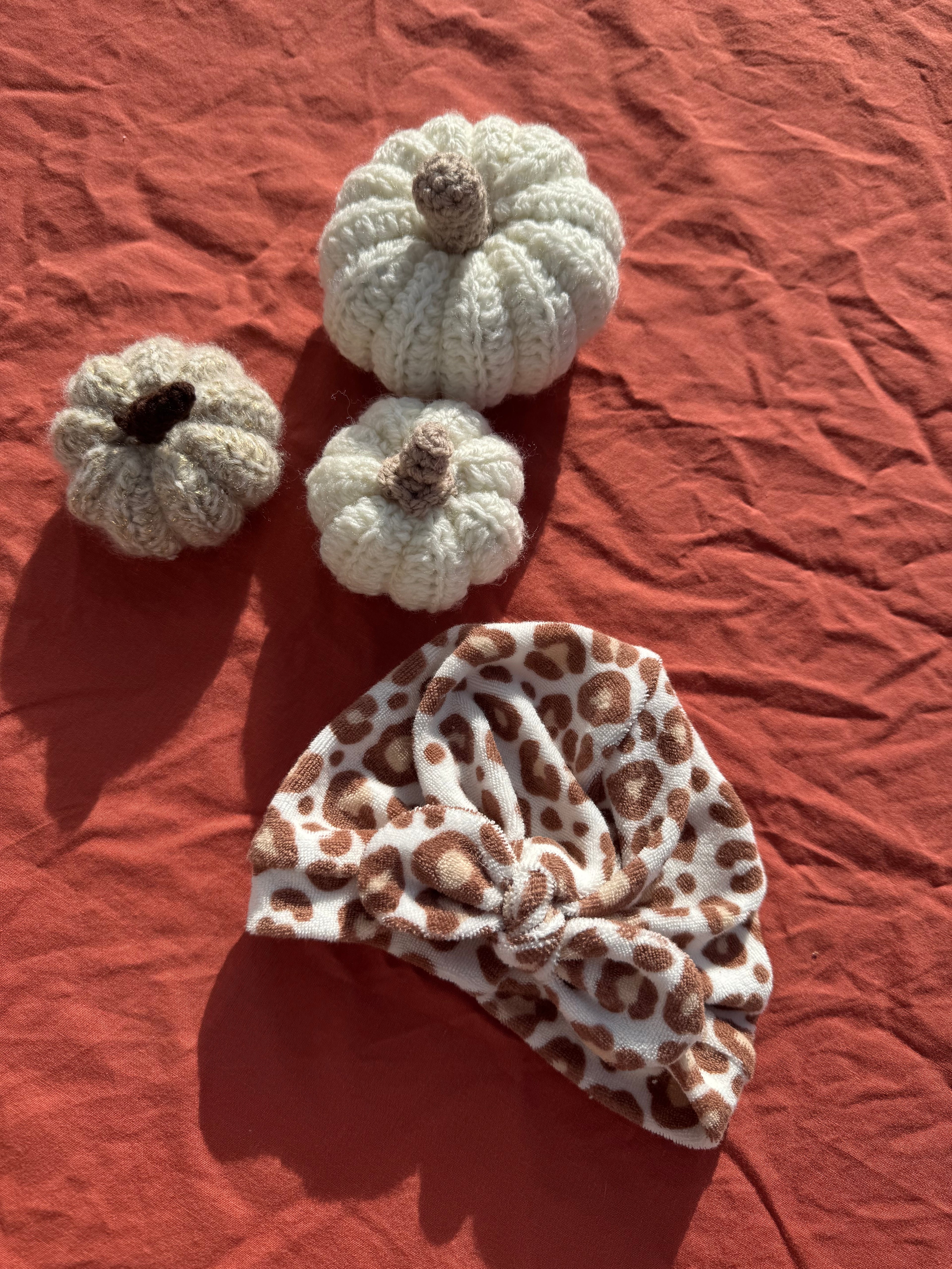 Turban - bébé Aux Tissus Fleuris
